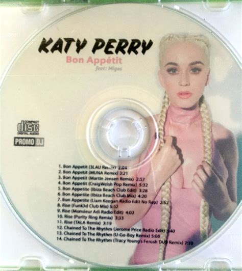 Katy Perry - Bon Appétit / Rise (The Remixes) CD single – borderline MUSIC