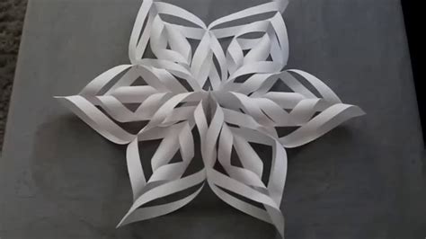 3D Paper Snowflakes DIY - YouTube