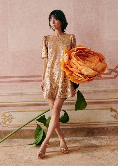 Elaine Dress - Champagne - Sézane