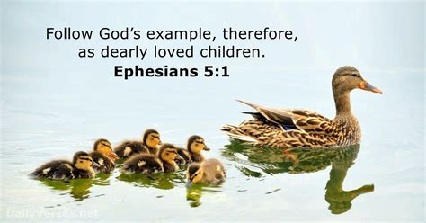 Ephesians 5:1 - Bible verse - DailyVerses.net