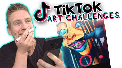 These TikTok Art Challenges are SO FUN!! - YouTube