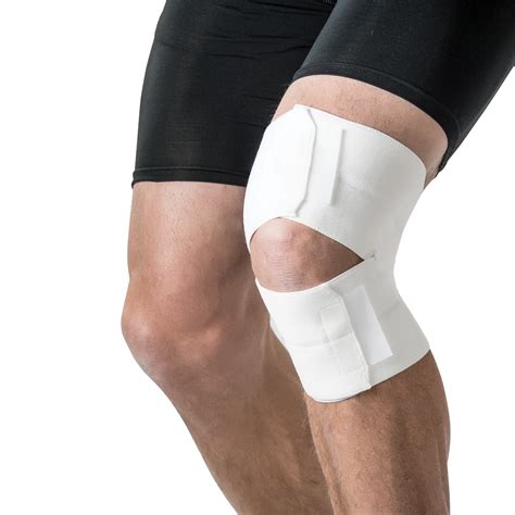 Swede-O Elastic Knee Wrap Brace, White - Size 4" - Walmart.com