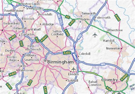 MICHELIN Minworth map - ViaMichelin