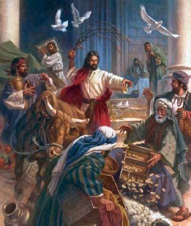 Jesus Cleansing The Temple Painting at PaintingValley.com | Explore ...