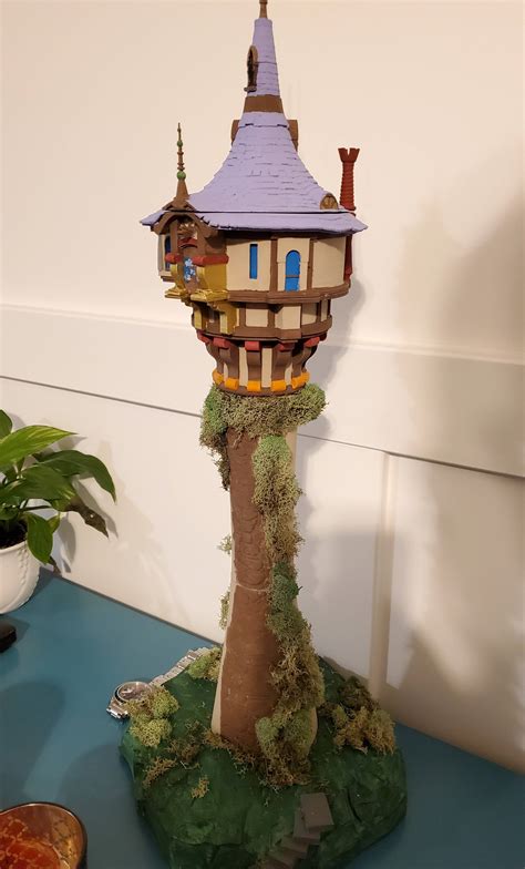 Rapunzel's tower. I printed it and my girlfriend painted it. Turned out ...