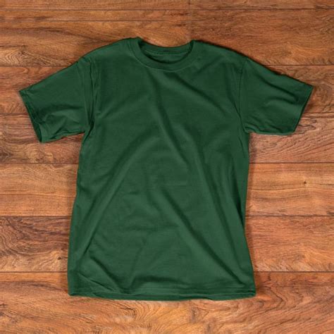 T shirt Green Mockup Template