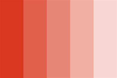 Vermilion Color Palette