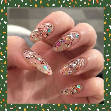 11 Confetti-Inspired Nail Art Designs to Rock on New Year’s Eve - Brit + Co