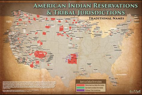 Native American Reservation Map