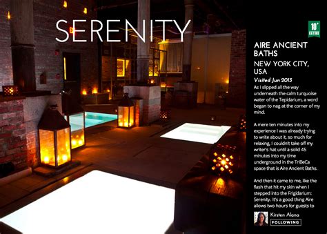 AIRE ancient baths New York | Ny hotel, Most luxurious hotels, Best spa