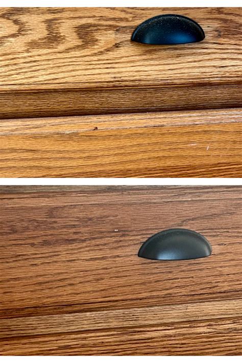 How to Update Oak Cabinets with Briwax (Before and After) - Unhurried ...