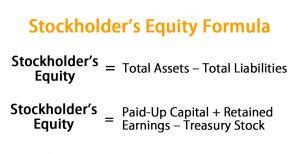 Stockholder’s Equity Formula | Calculator (Excel Template)