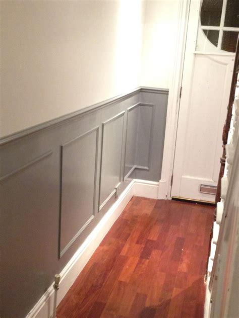 The finished hallway, with dado rail intact | Dado rail, Hallway ...