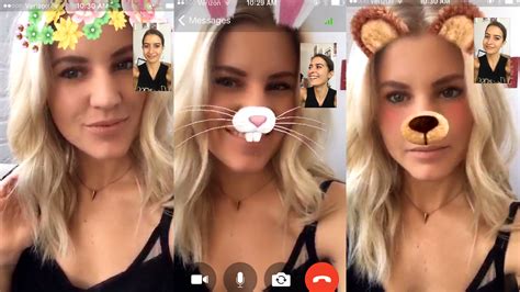 You can video chat with filters on Facebook Messenger