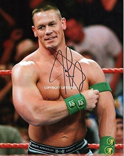 LIMITED EDITION JOHN CENA WRESTLING SIGNED PHOTO + CERT PRINTED ...