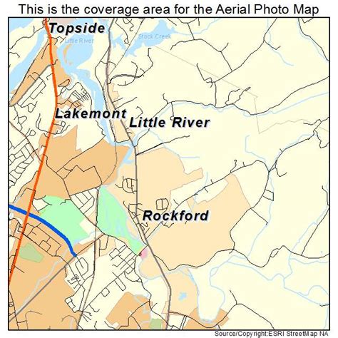 Aerial Photography Map of Rockford, TN Tennessee