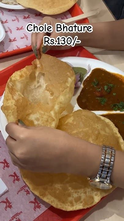 Rs.130/- Chole Bhature | The Kulcha Kulture | Prasad IMAX Food Court ...