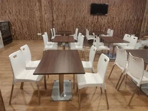 Wooden Cafeteria Table With Chair at Rs 12000 in Ghaziabad | ID ...