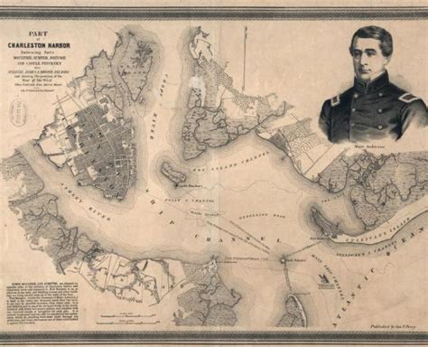 Battle Of Fort Sumter Map