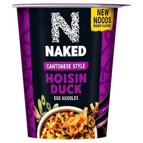 Naked Cantonese Style Hoisin Duck Egg Noodles 78g | Noodles | Iceland Foods