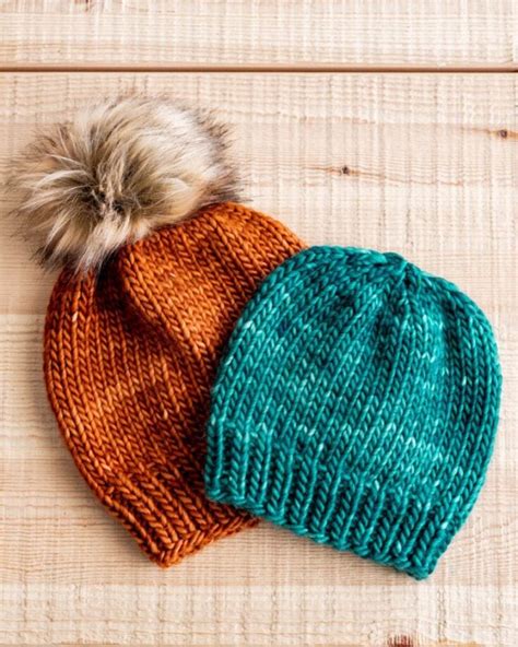 27 Free & Easy Knit Hat Patterns - Sarah Maker