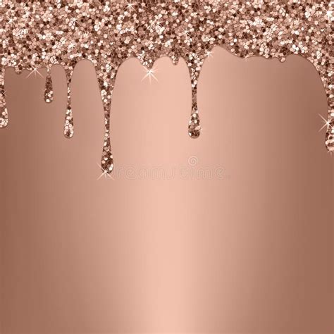 Rose Gold Glitter Background