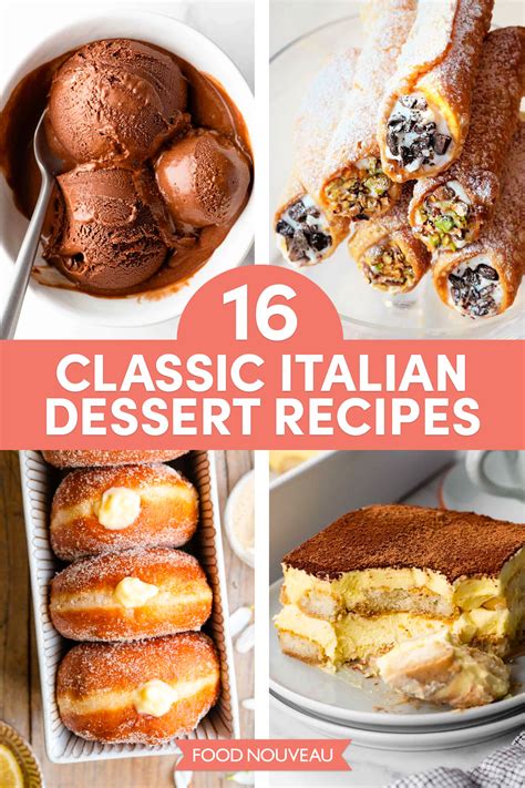 Italian Dessert Recipes: 16 Classic Recipes - Food Nouveau