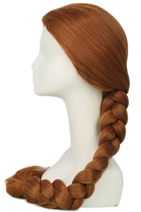 Princess Fiona Shrek Wig With Crown Braid Womens Costume Movie Cameron ...