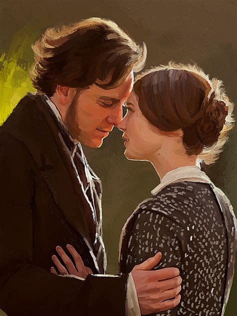 Jane Eyre and Edward Rochester Fanart Portrait Painting by Rod in ...