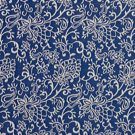 Wedgewood Blue and White Intricate Garden Floral Pattern Damask ...