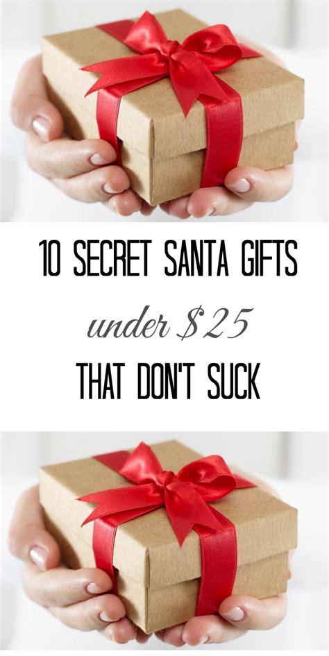 10 secret santa gifts under $25 that don't suck | Finding Silver Linings