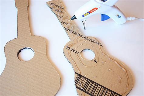 Cardboard Guitar Template