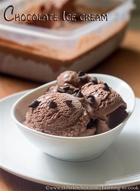 Learning-to-cook: Eggless chocolate ice cream with out icecream maker ...