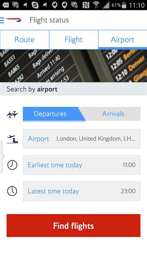 Flight Loads: How To Check Airport Standby Position For British Airways ...