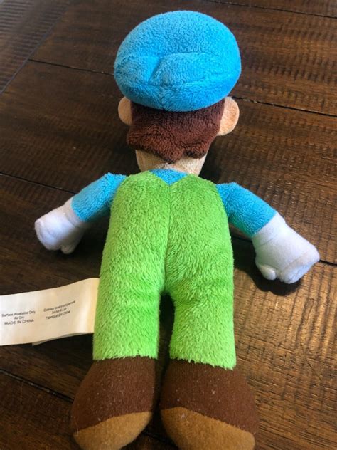 Rare Super Mario Ice Luigi World of Nintendo 7-Inch Plush Jakks Pacific ...