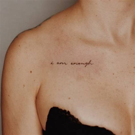 33 Best ‘I Am Enough’ Tattoo Ideas - Read This First