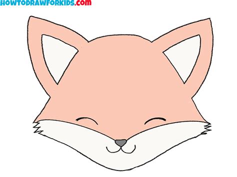 How to Draw a Fox Head - Easy Drawing Tutorial For Kids