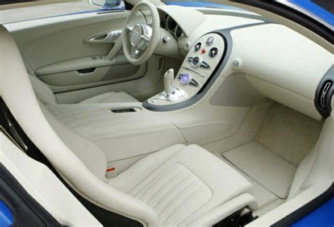 The interior of Bugatti Veyron cars. - Deals4Wheels