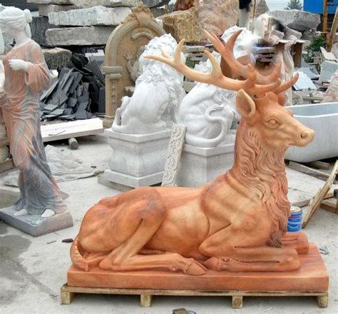 Brown Marble Animal Statue, For Exterior Decor, Size: Min. 12 Inch To ...