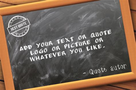 chalkboard or blackboard quote back to school landscape flyer template ...