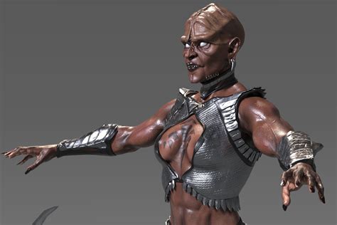 Eric Keller - Female Klingon Warrior concept