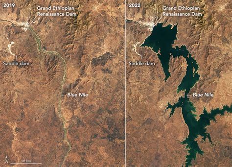 Keeping A Satellite Eye On The Grand Ethiopian Renaissance Dam - SpaceRef