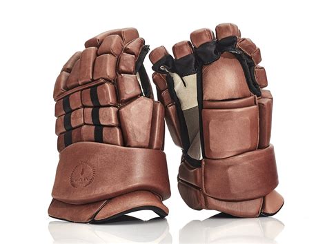 Pro Heritage Brown leather Hockey gloves | SidelineSwap