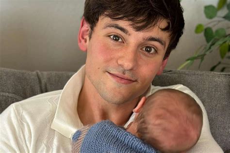 Tom Daley Shares First Photos of Newborn Phoenix, Says Son Robbie Is ...