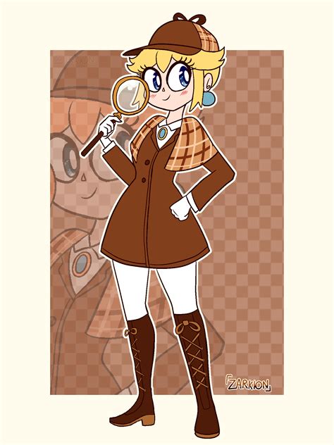 Detective Peach! by Zarkion on Newgrounds