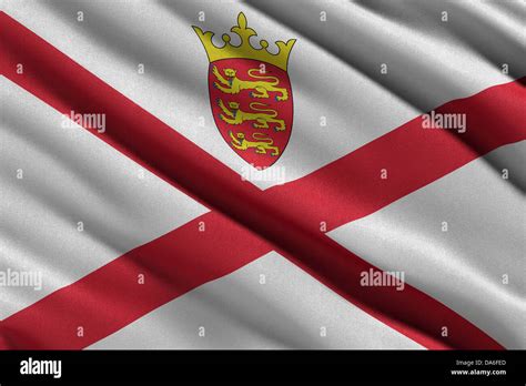 Flag of Jersey Stock Photo - Alamy