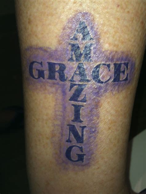 My amazing grace tattoo. Grace Tattoos, Amazing Grace, Tattoo Designs ...