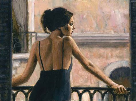 Balcony at Buenos Aires VI painting | Fabian Perez Art