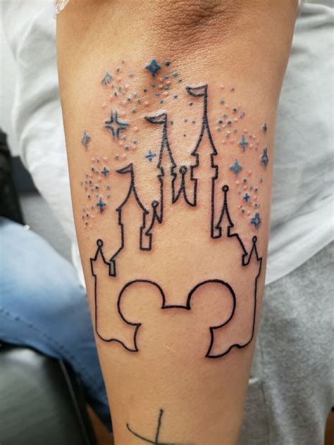 Disney castle tattoo - continue.cutestpins.com | Disney tattoos small ...