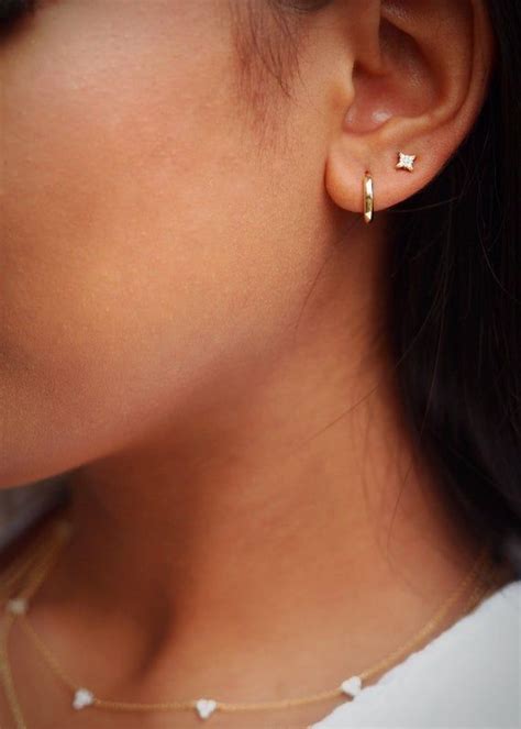 Pin by Lydia Hart on Piercings | Earings piercings, Minimalist ear ...